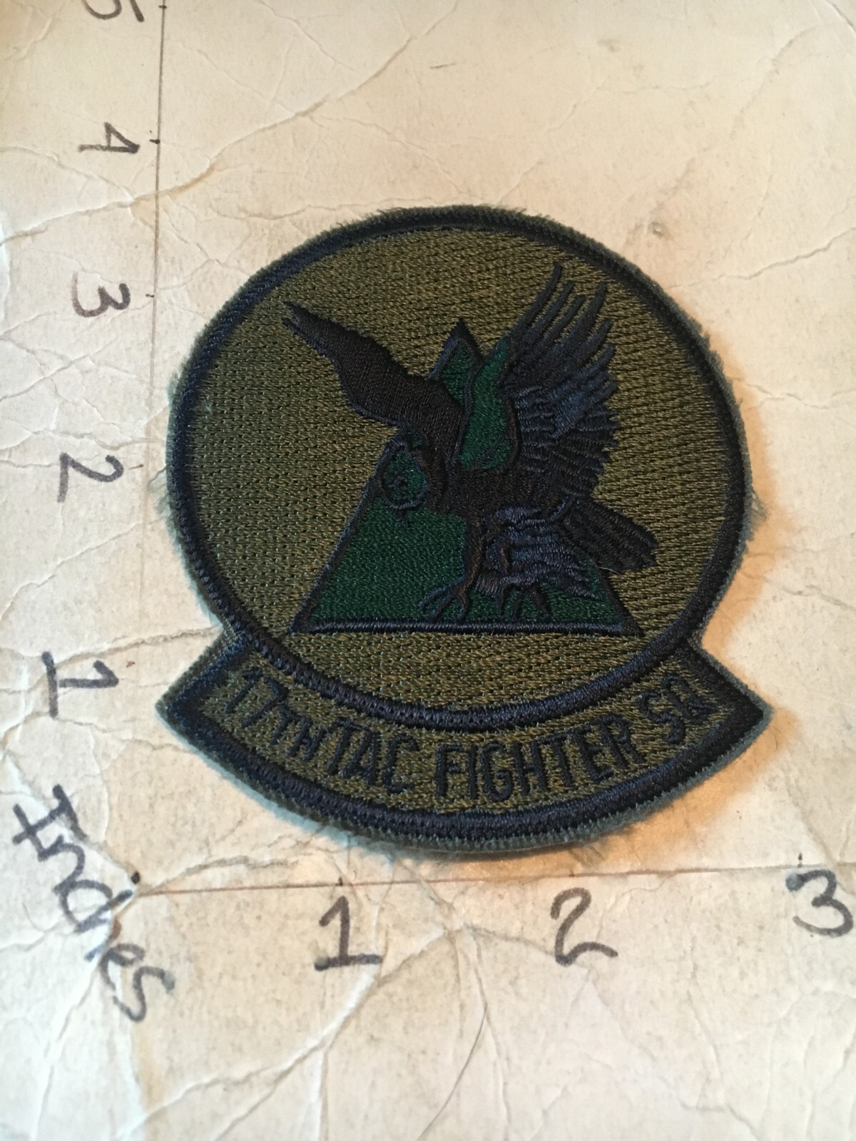 USAF 17th Tactical Fighter Squadron subdued patch 6/5/25
