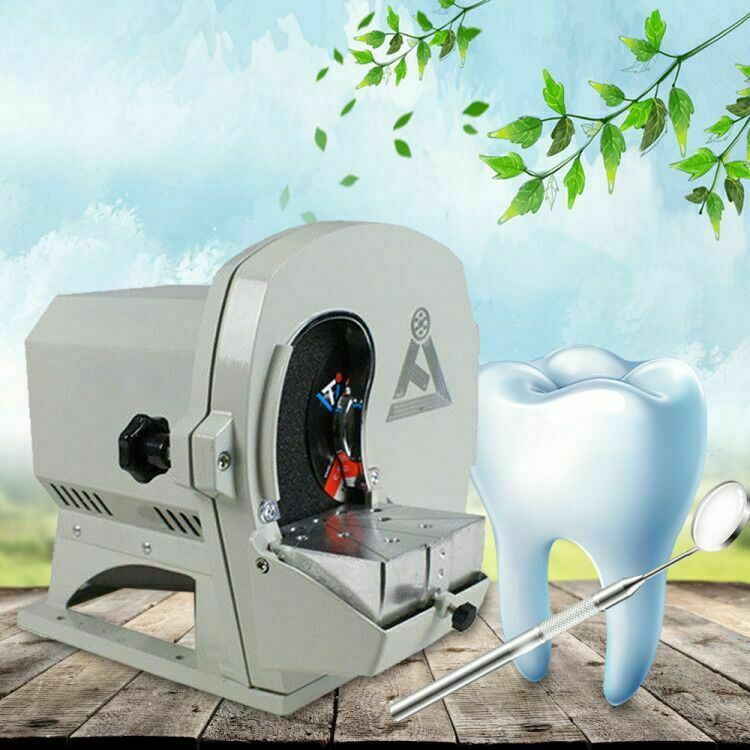 10" Dental Wet Model Trimmer Plaster Abrasive Grinder Trimming Equipment Gypsum
