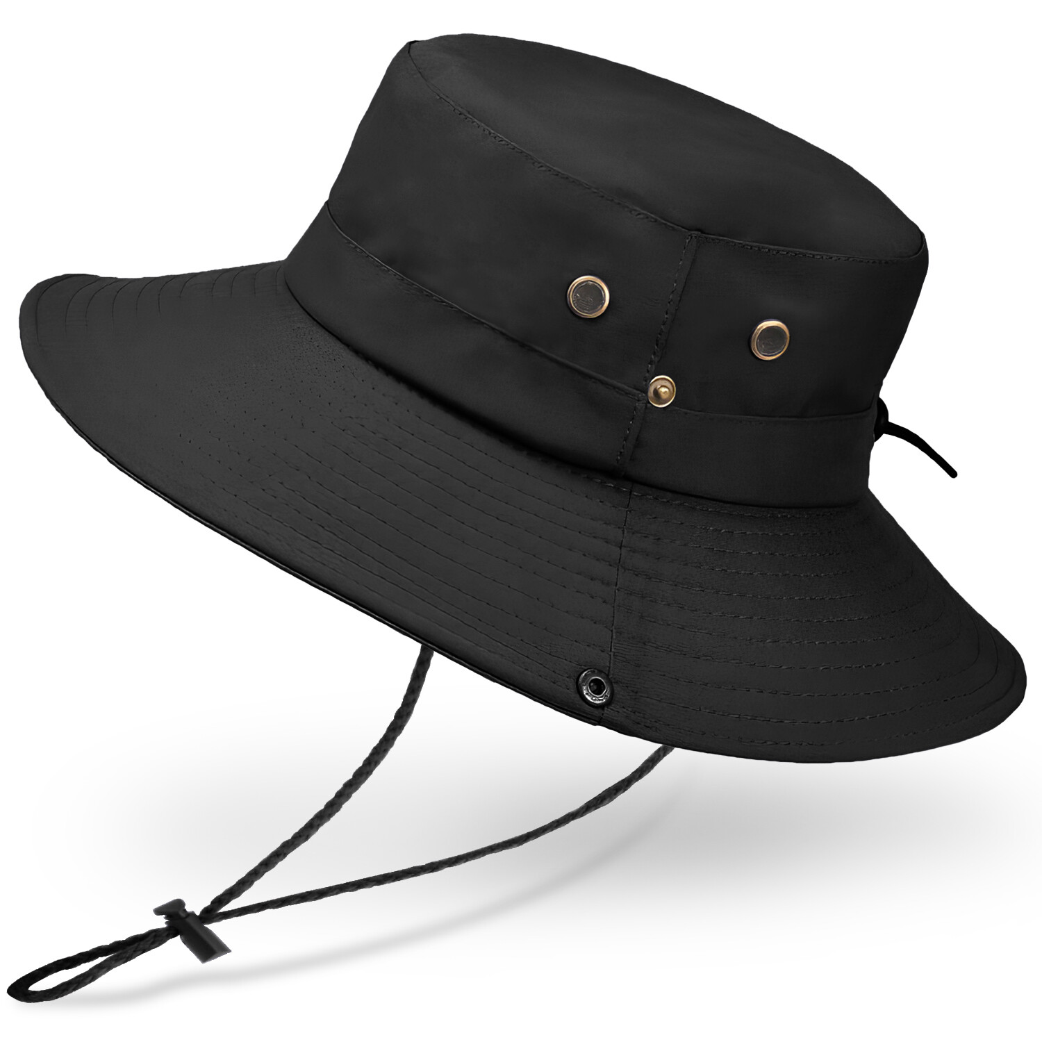 Wide Brim Sun Hat UV Protection Bucket Cap For Hiking Camping Fishing Safari Men