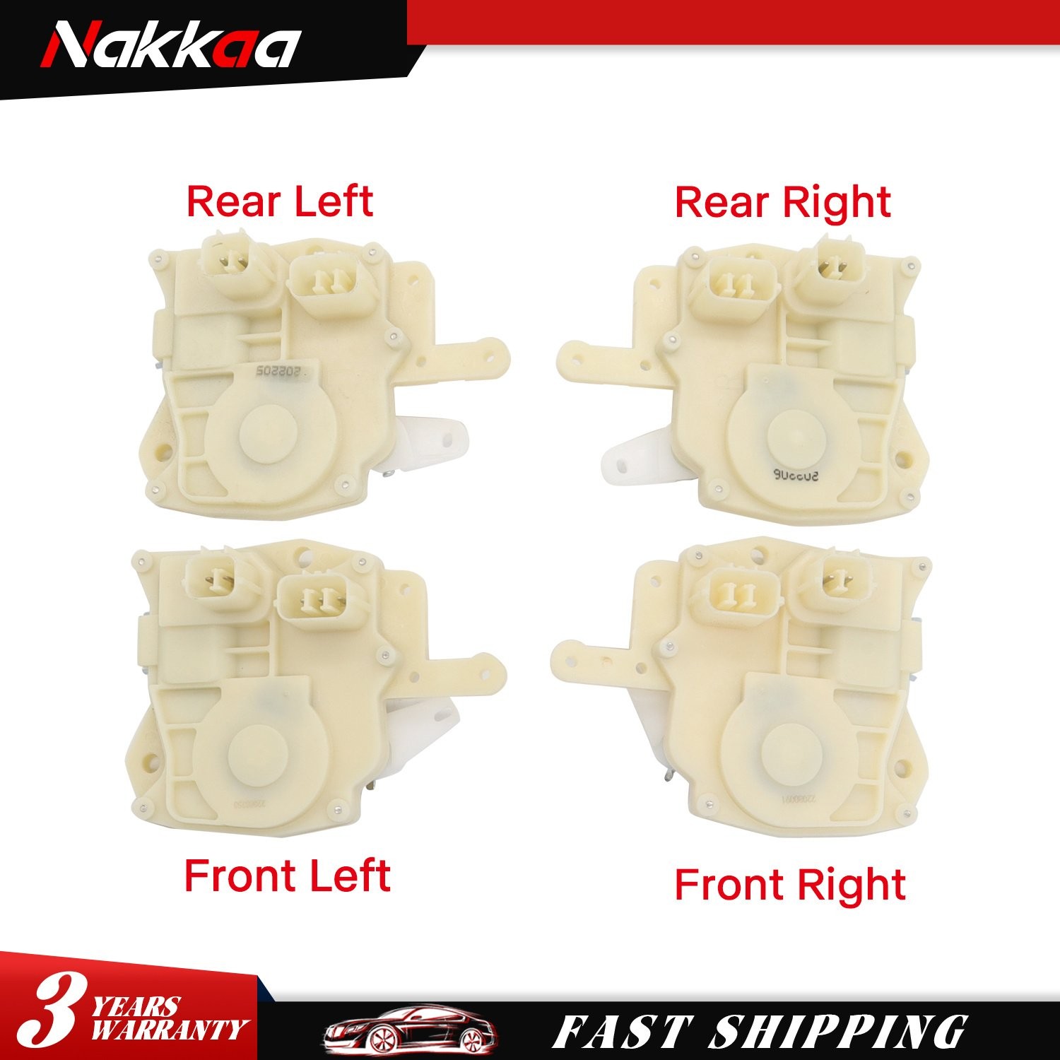Door Lock Actuator For 98-2002 Honda Accord Sedan Front And Rear Left And Right