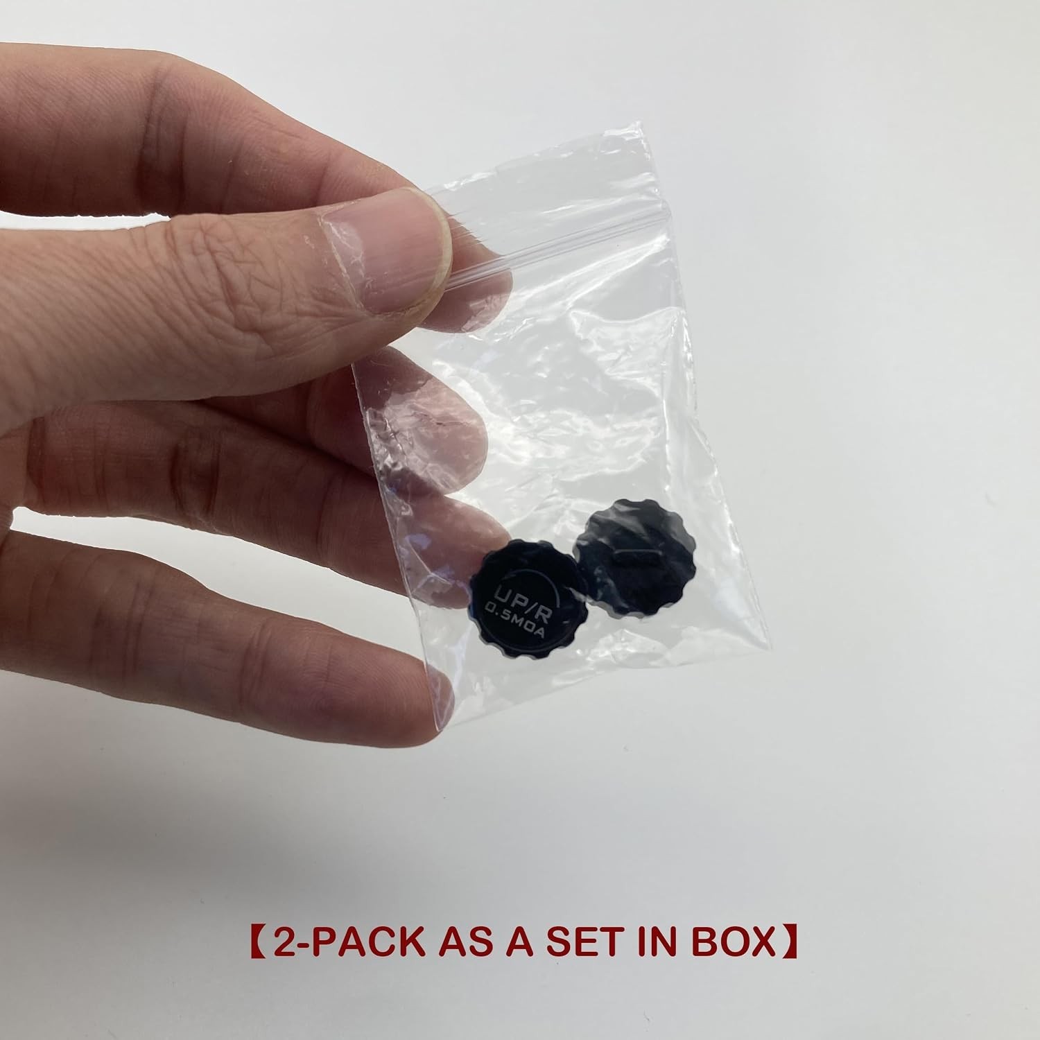 Aluminum Replacement Turret Caps for Shooting Efficiency - 2 Pack