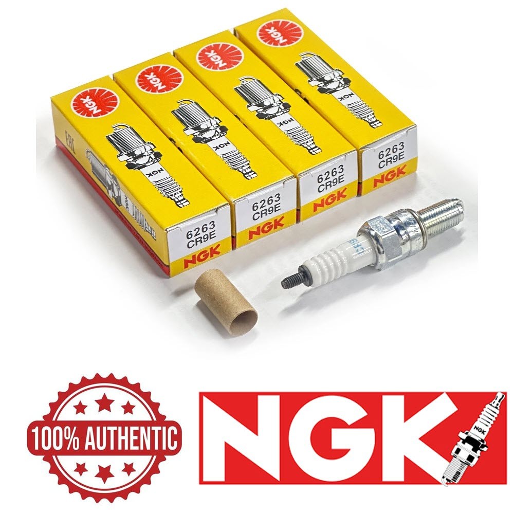 4 NEW NGK CR9E SPARK PLUGS KAWASAKI ZX6 ZX6R 6RR 636 ZX636 NINJA ZX6RR 600
