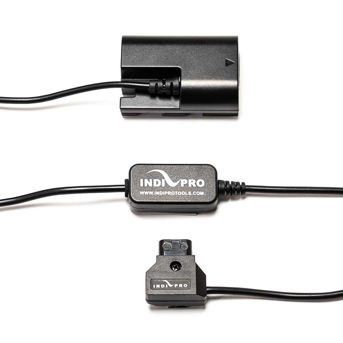 IndiPRO 30" Power Convertor P-Tap to Canon LP-E6 Dummy Battery Cable