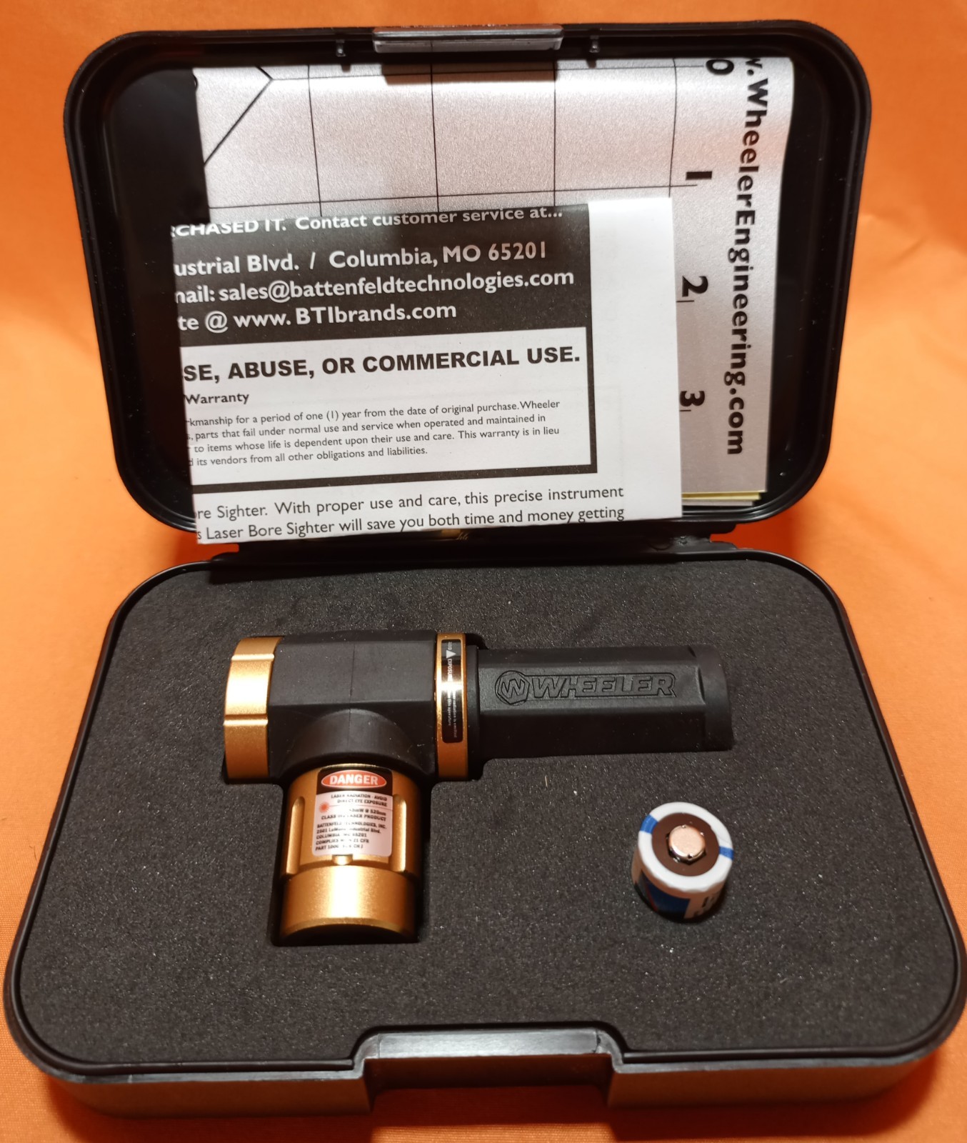 Wheeler Engineering Professional Laser Bore