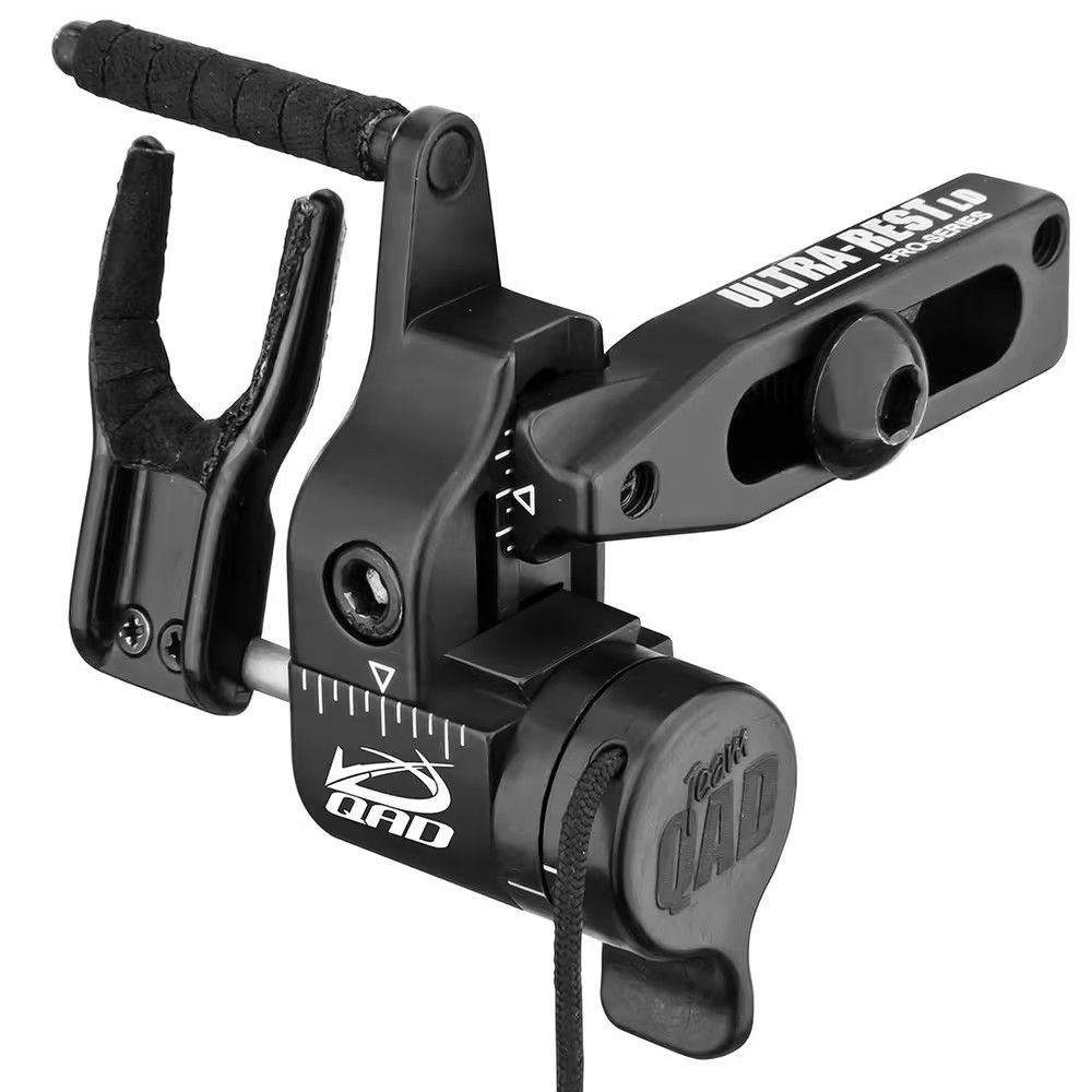 QAD Ultra LD Black Right Hand Full Containment Fall Away Arrow Rest - ULDBKR