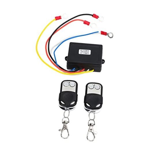Wireless Winch Remote Control Kit, 12V 24V Universal Winch Wireless Remote