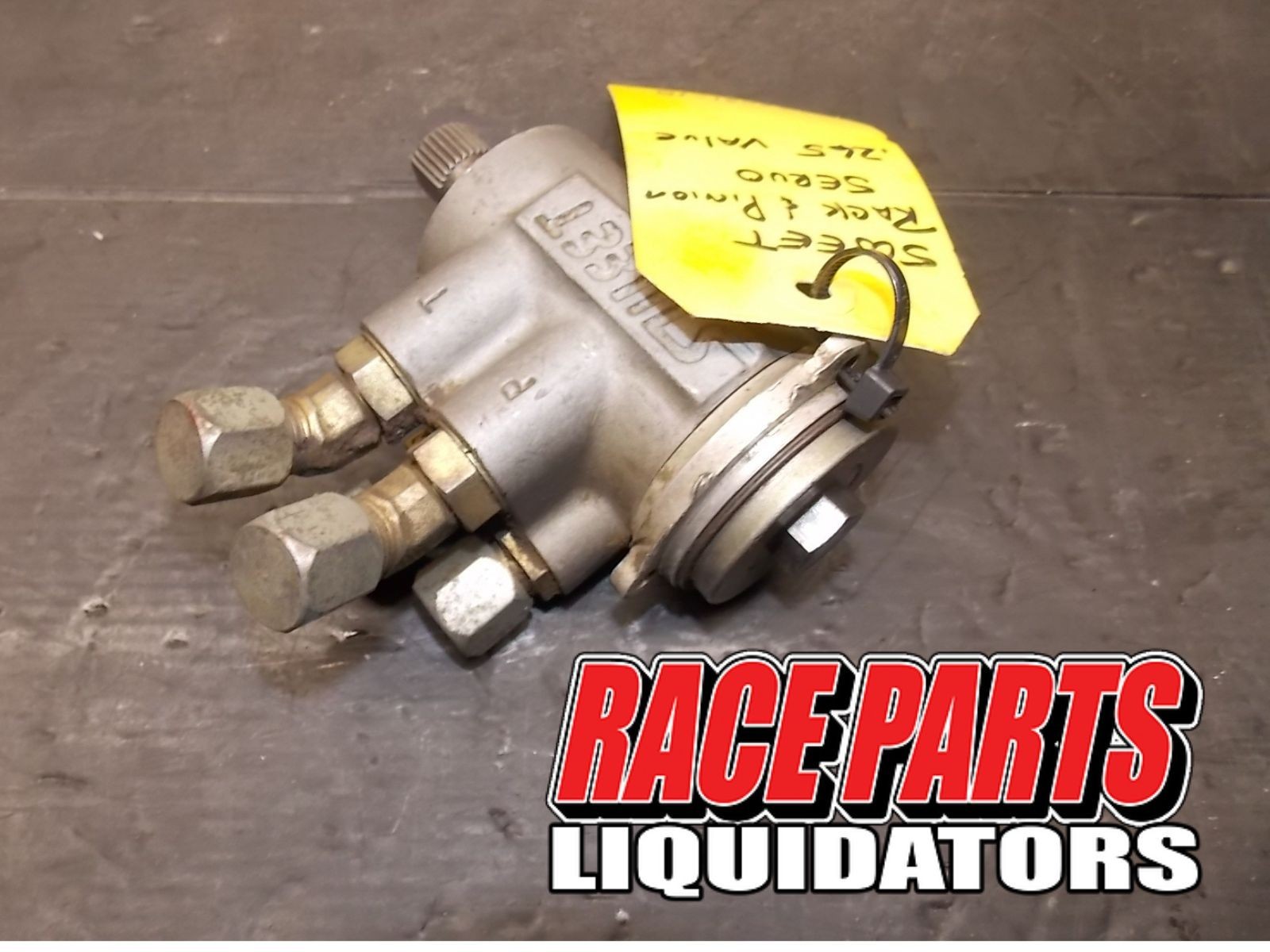 Sweet Mfg .265 valve rack & pinion integrated servo  race woodward 052021-18