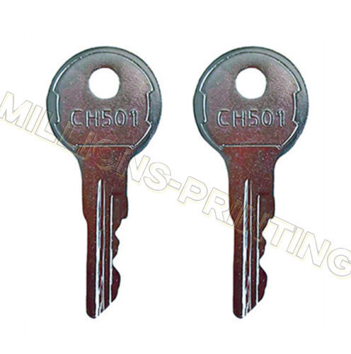 2pc Knapheide 30830640 CH501 Replacement Key for Service Body/Toolbox Latch
