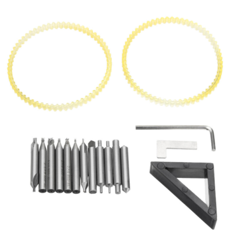 Drill Bits Cutter Set for 368A Locksmith Vertical Key Tool Machine Spare Parts