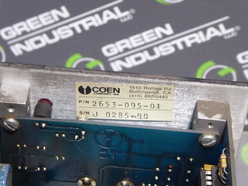 USED Coen Company IR7000A Signal Processor Module 2653-095-01