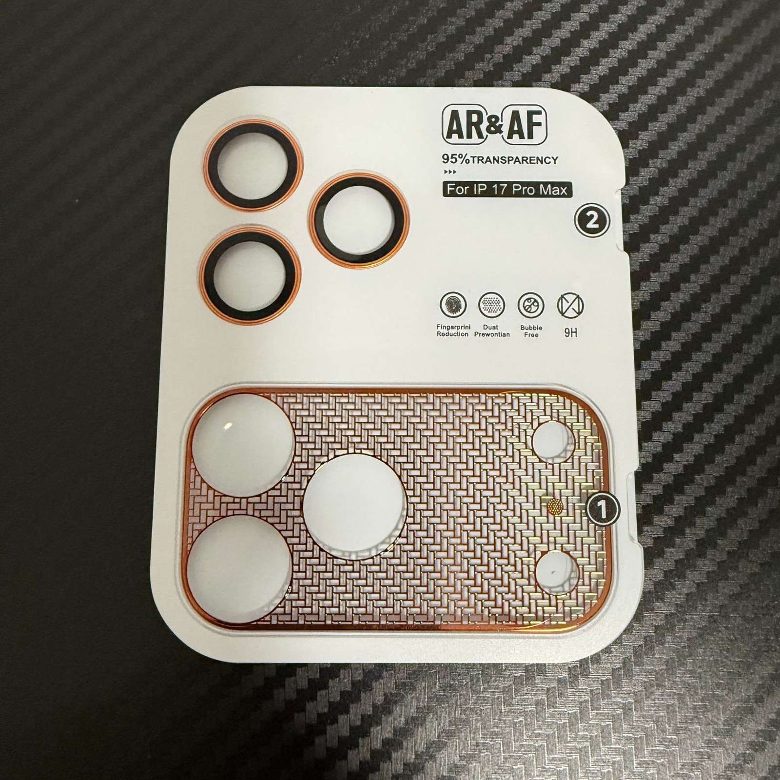 For iPhone 17 Pro Max/17 Pro Metal Camera Lens Protector Cover+Ultra-Thin Base