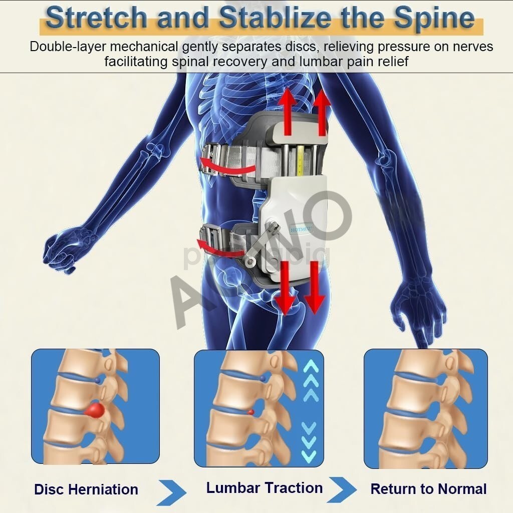 Lumbar Traction Device,Spinal Decompression Devices，lumbar decompression belt