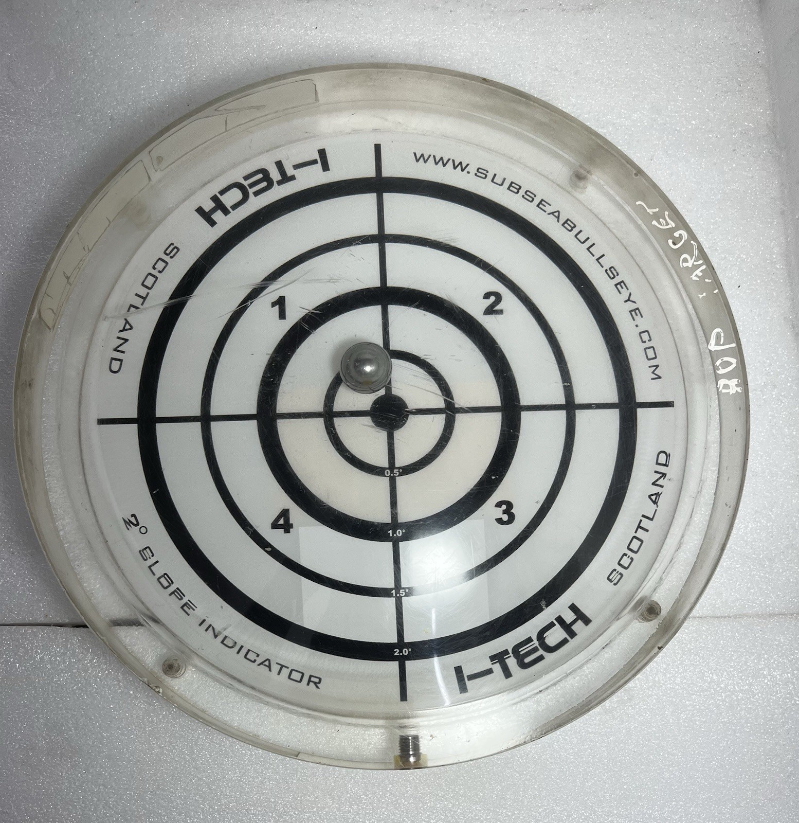 I-TECH 2° SUBSEA SLOPE INDICATOR ITECH/CVM/T/350/2 350MM ASSY SERIAL NO 21823