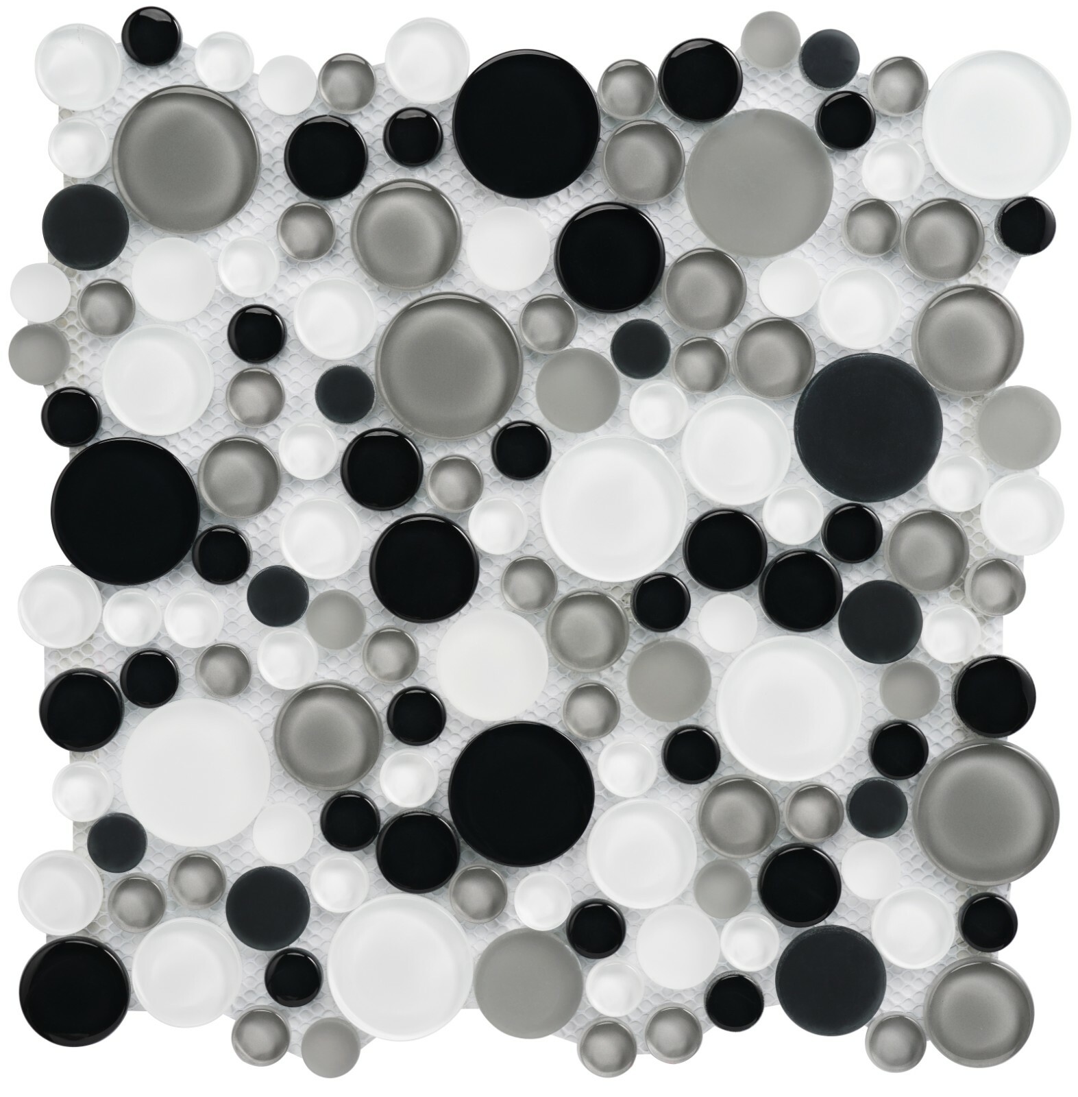 Simple Tile - Glass Mosaic Tile For Kitchen Backsplash, GM 4102A - Tapioca