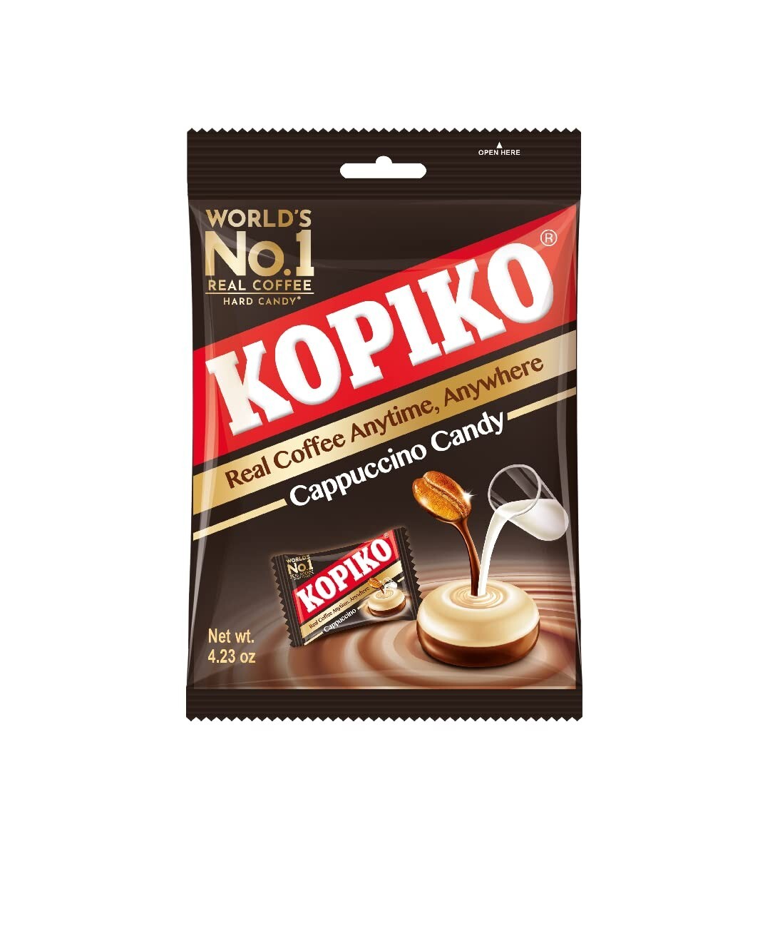 Kopiko Cappuccino Candy 4.23 oz (Pack of 12)