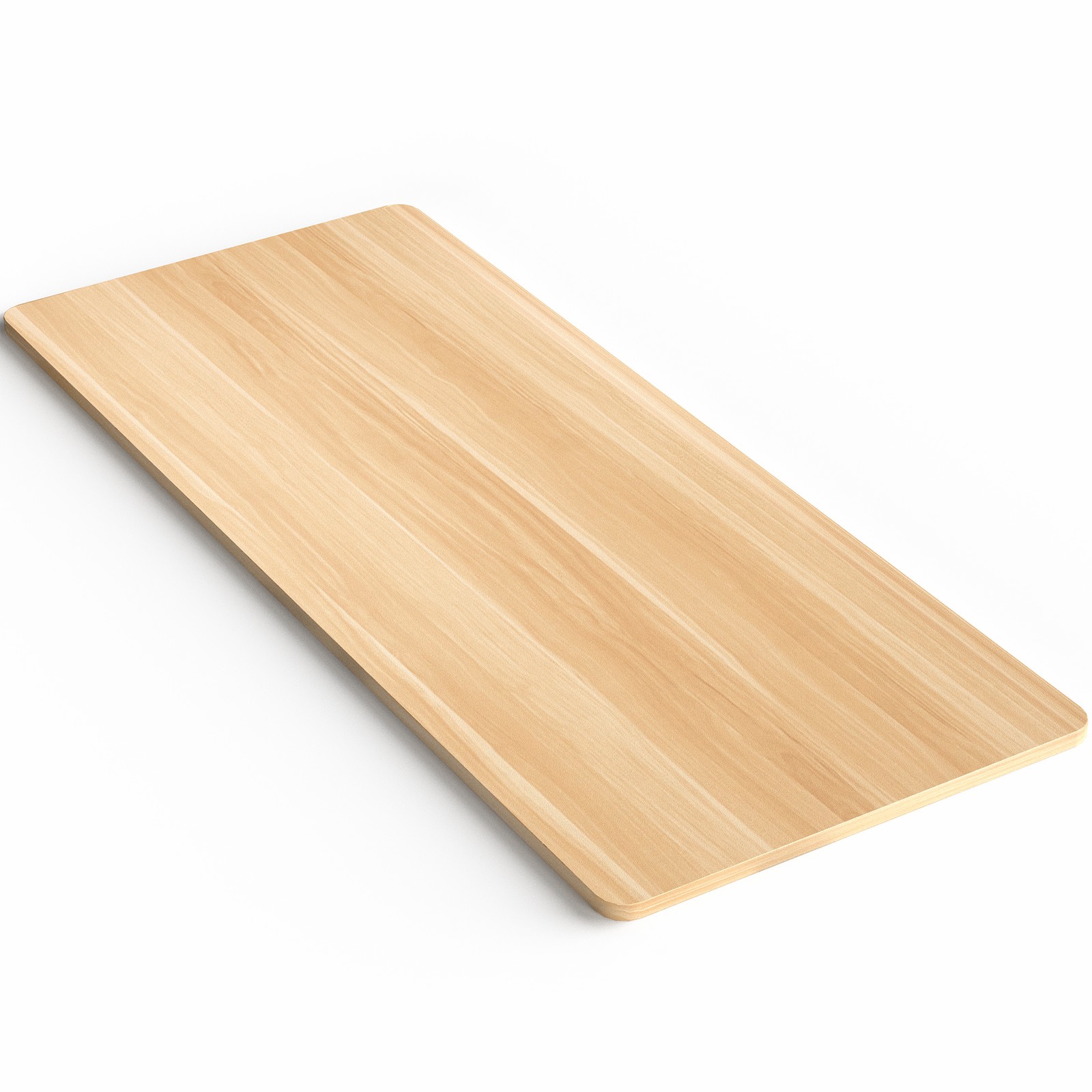 VIVO Light Wood 71 x 30 inch Universal Solid Top for Sit Stand Desk Frames