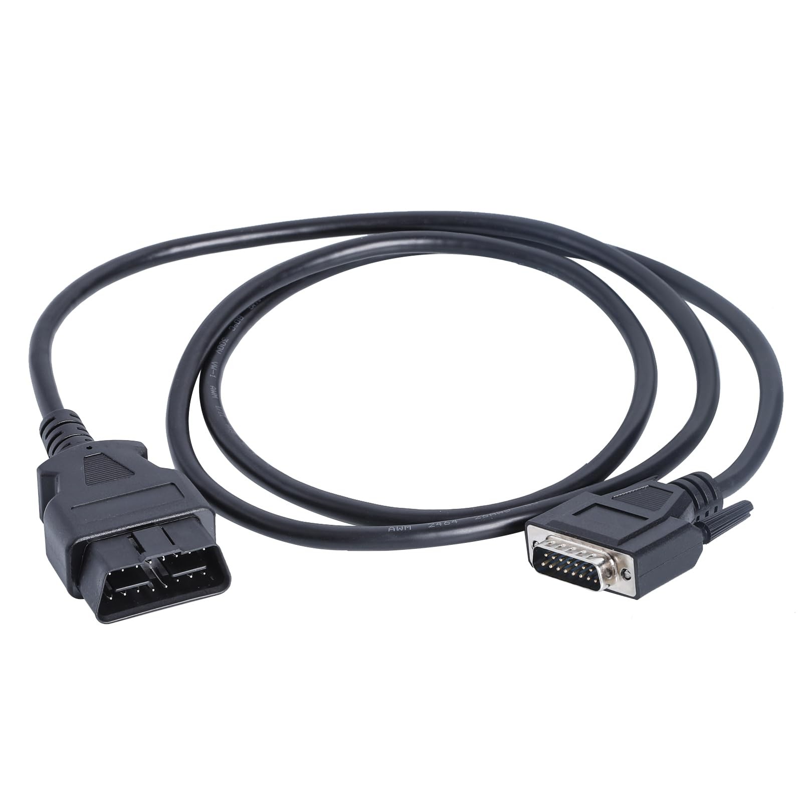 ZORKNOPT 5 Ft OBD2 Male to DB15 Male Main Cable, 16 Pin OBDII Adapter Diagnos...