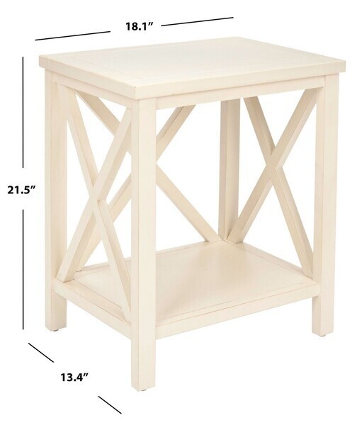 Safavieh Candence Cross Back End Table, Reduced Price 2172714040 AMH6523A