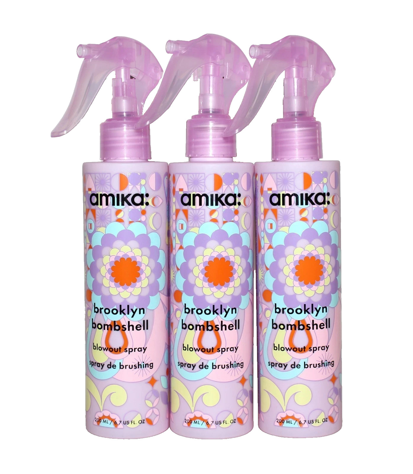 Amika Brooklyn Bombshell Blowout Volume Spray 6.7oz, Pack of 3