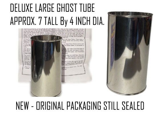 Deluxe Large Stainless Steel Ghost Tube - 7 Inch High & 4 Inch Diameter