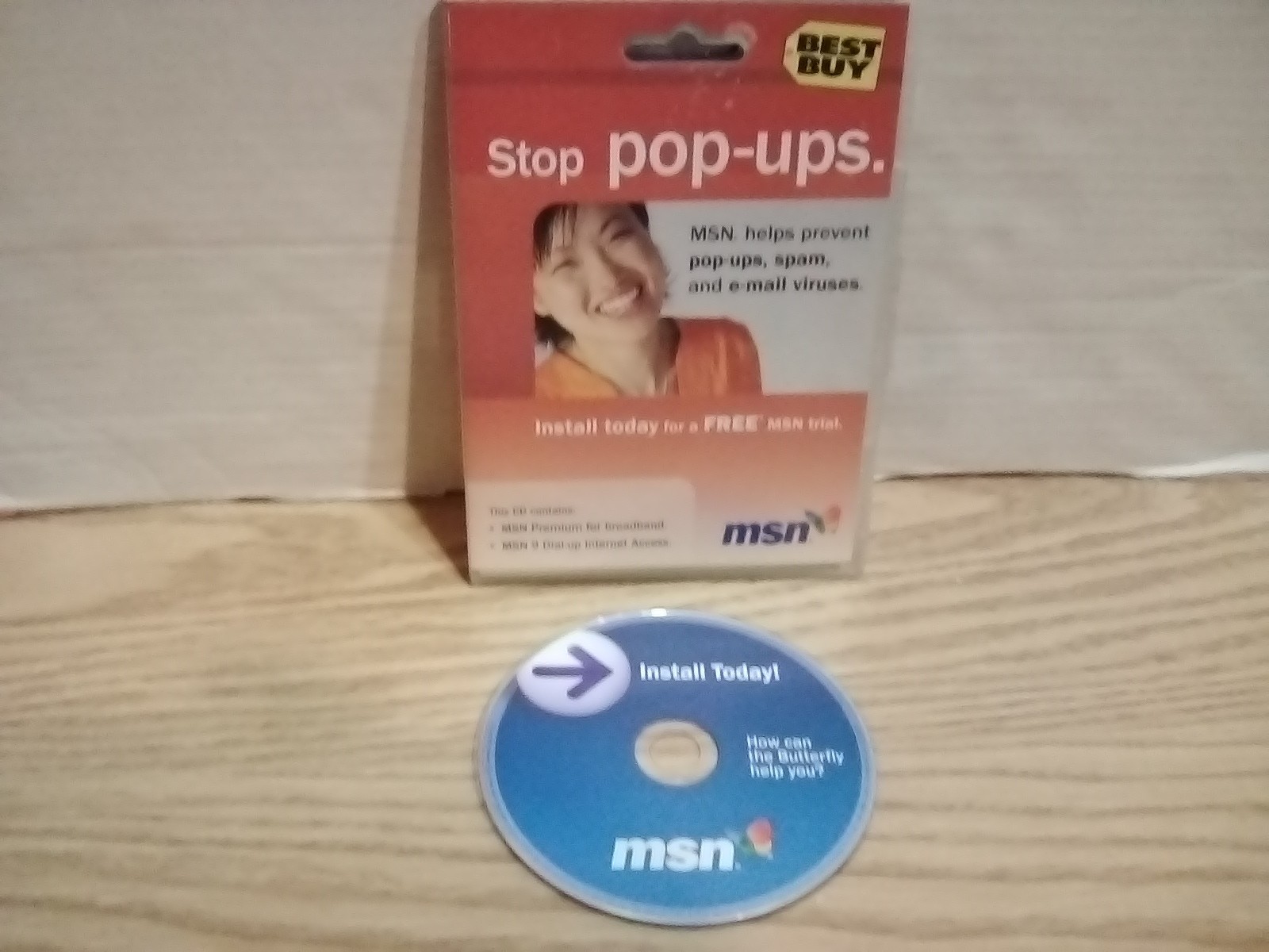 Best Buy Stop Pop-Ups MSN 9 CD Premium Broadband Internet Access