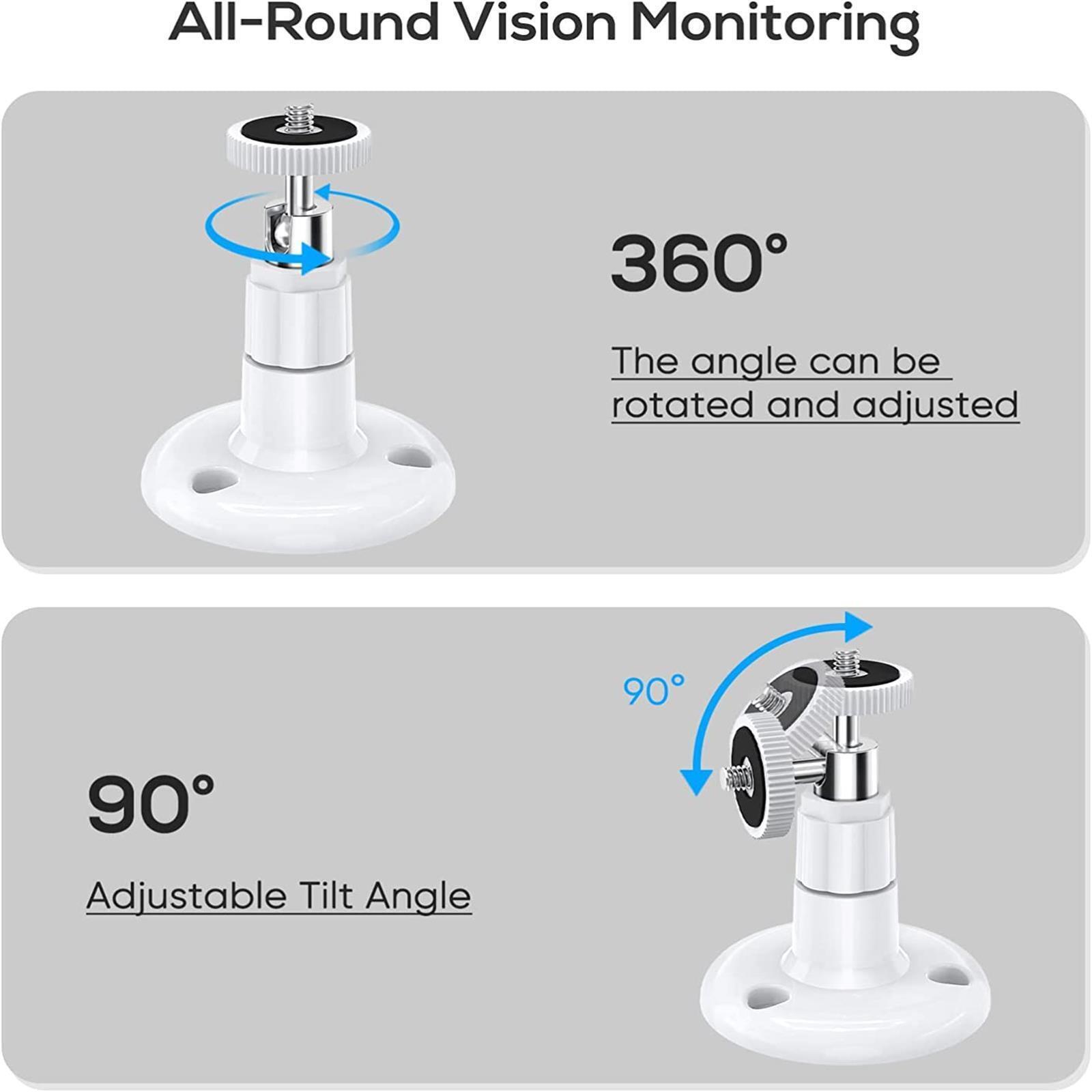 Security Camera Wall Mount Bracket Holder Stand For Arlo Pro/Wyze Cam Pan System