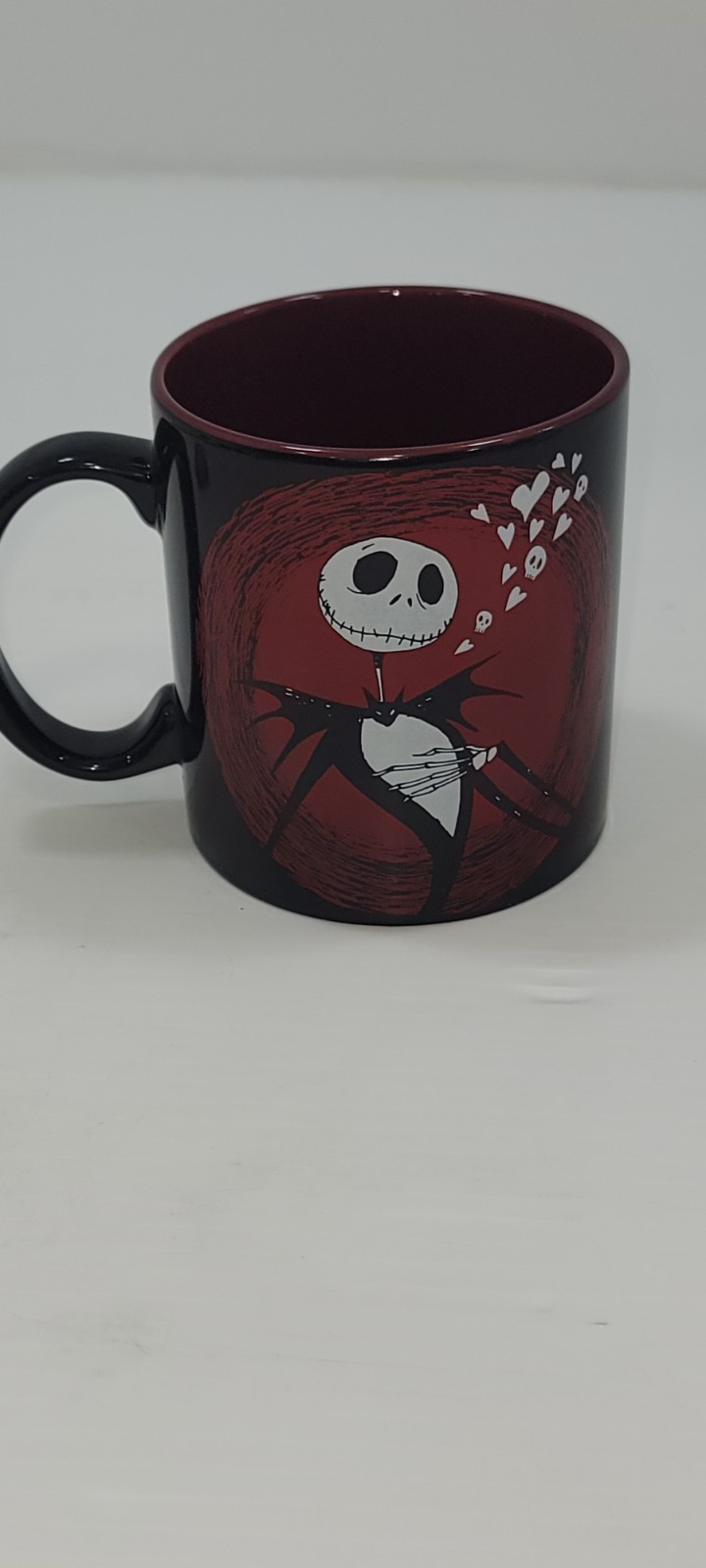 Nightmare Before Christmas Disney Heart Coffee Mug.