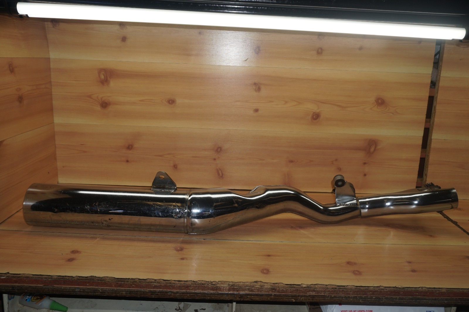 1991-1993 Suzuki GSX1100G GSX1100 Right Exhaust Pipe Muffler #2 14305-26D02-H01