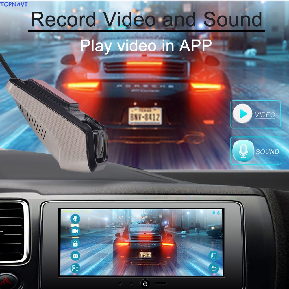 1080P Full HD Dash Cam with ADAS 140° Wide Angle All-Glass Lens USB Port Video