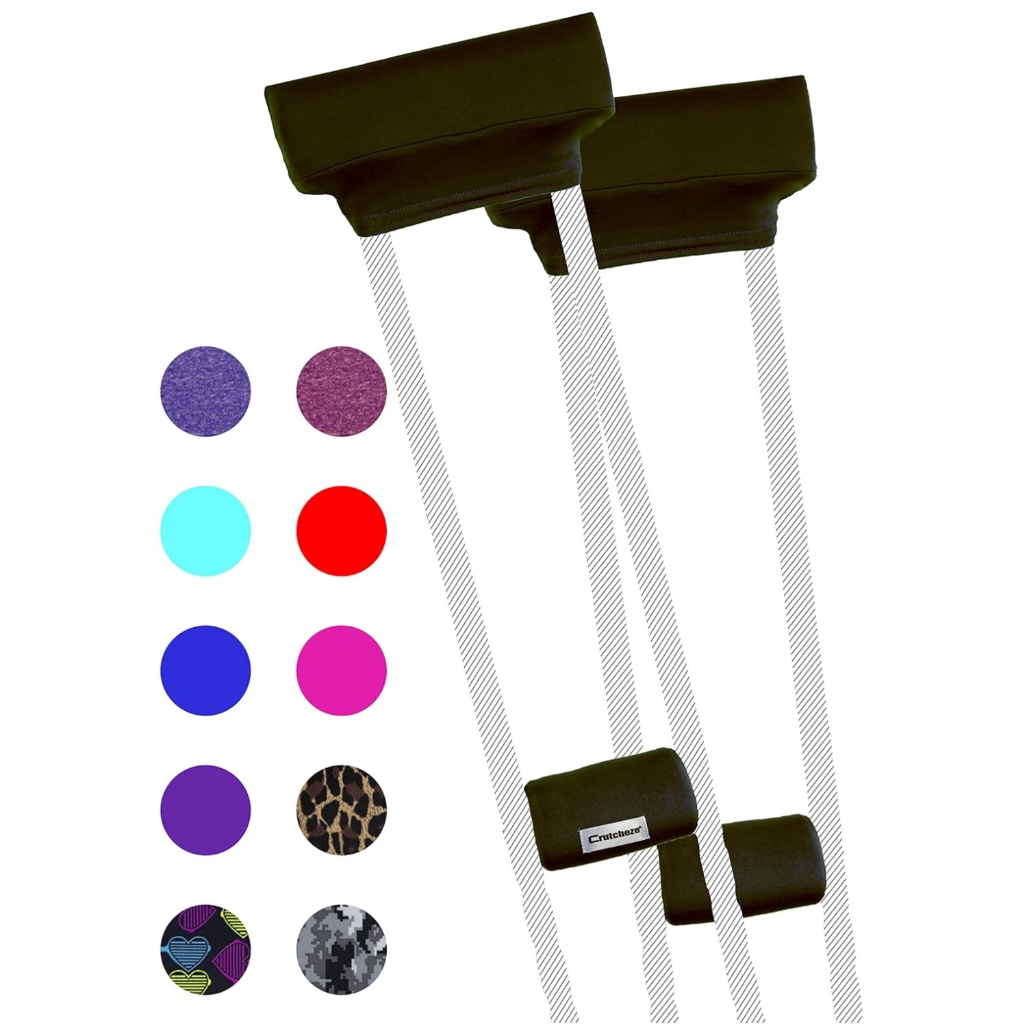 Soft Orthopedic Crutch Pads & Grip Covers - Durable Comfort for Active Users