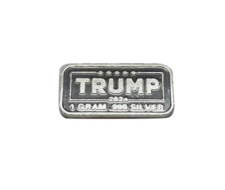 1 gram .999 trump silver bar low cost shipping