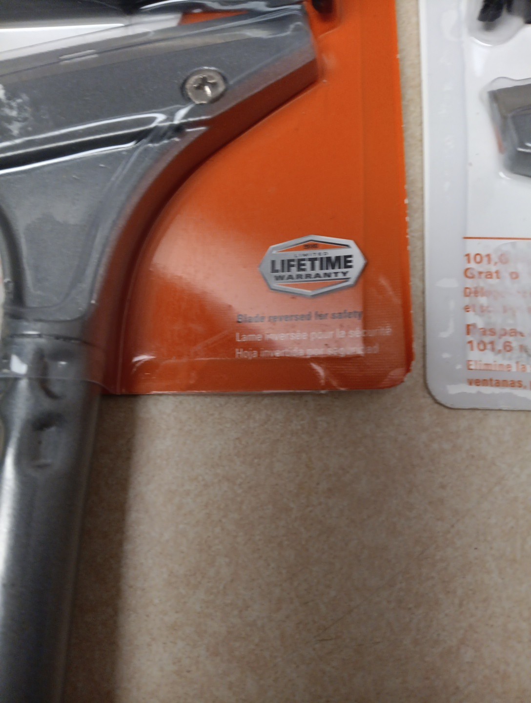 Ridgid FT5001 4'' Razor Blade Floor & Wall Scraper window flat knife tool x2