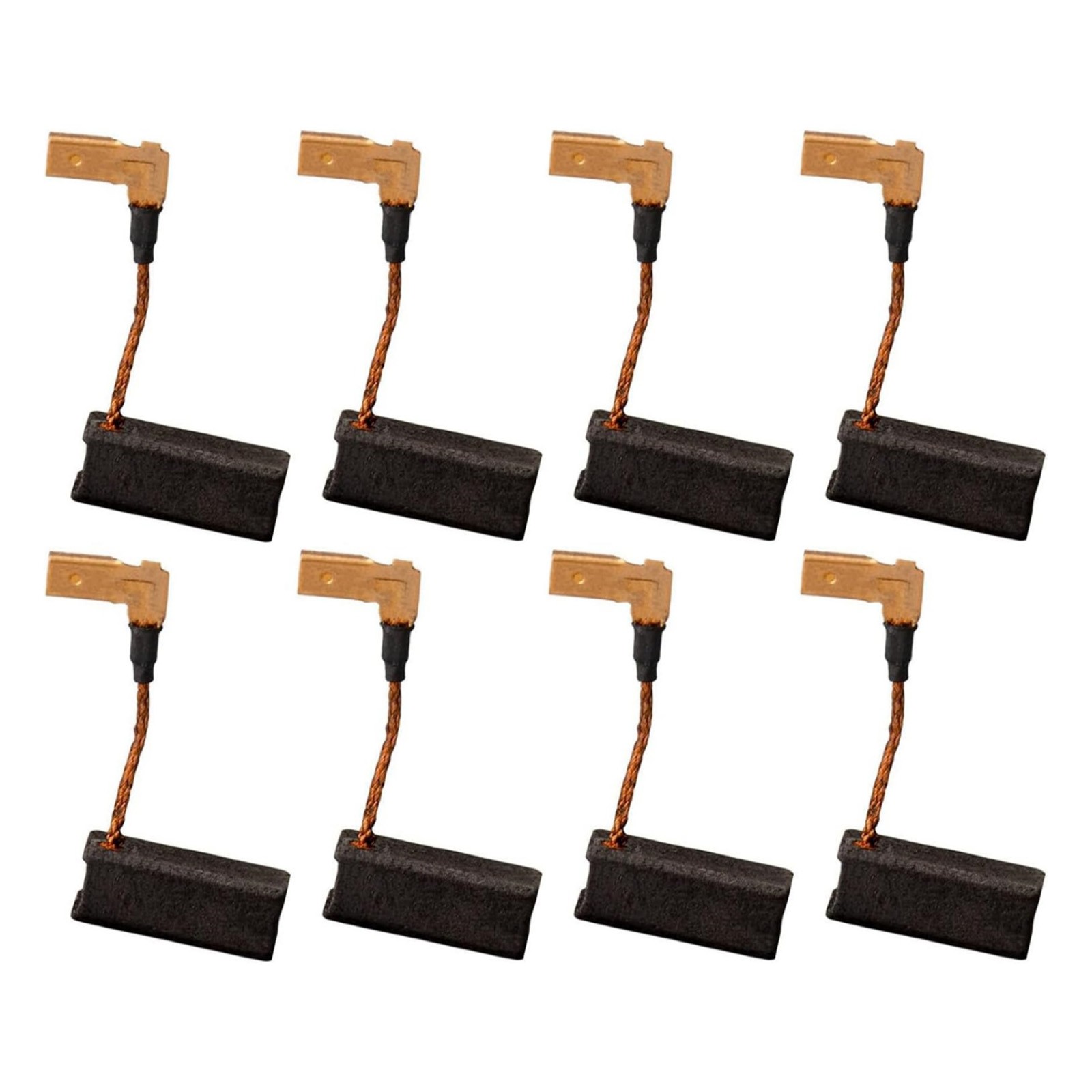 8 Pack Carbon Brushes Replacement For DeWalt DWE4011 DWE4012 DWE4120N Models