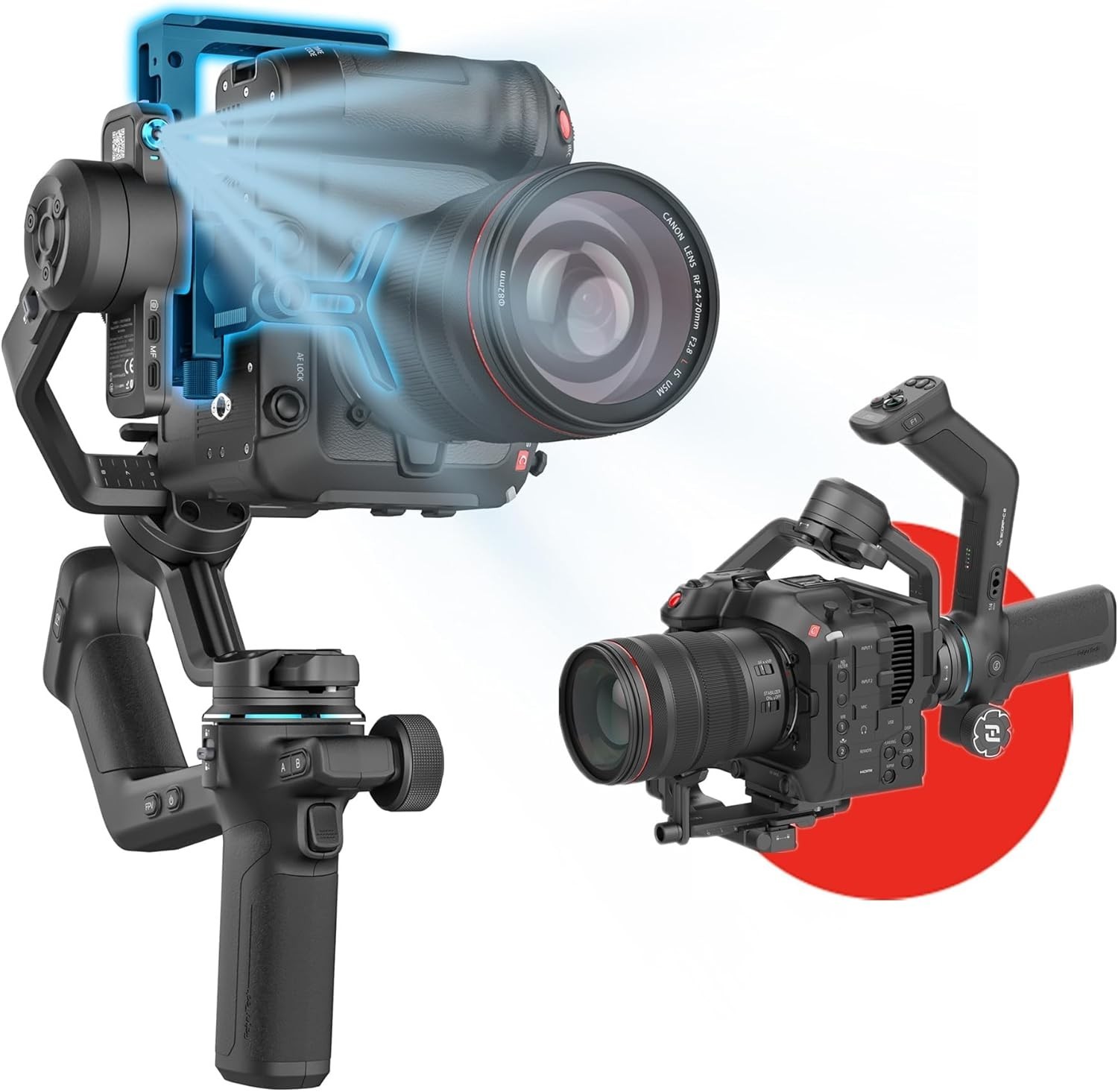FeiyuTech SCORP-C2 AI Tracking Gimbal Stabilizer for Mirrorless DSLR Camera