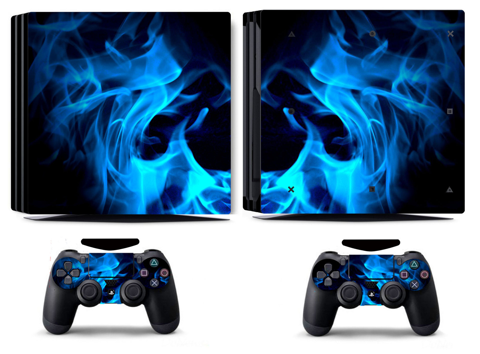 Fire 261 Vinyl Skin Sticker Cover for Sony PS4 Pro PlayStation 4 Pro Decals