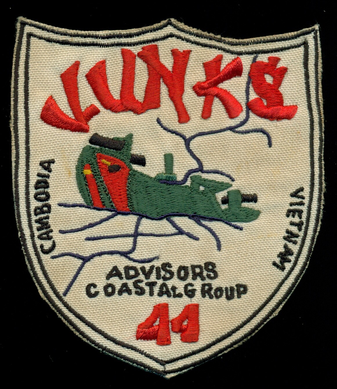 USN SEAL Advisors Coastal Group 44 Special Operations Cambodia Vietnam Patch CT1