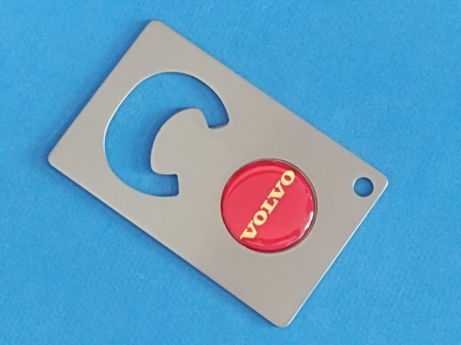 VOLVO LOGO CREDIT CARD BOTTLE OPENER #050