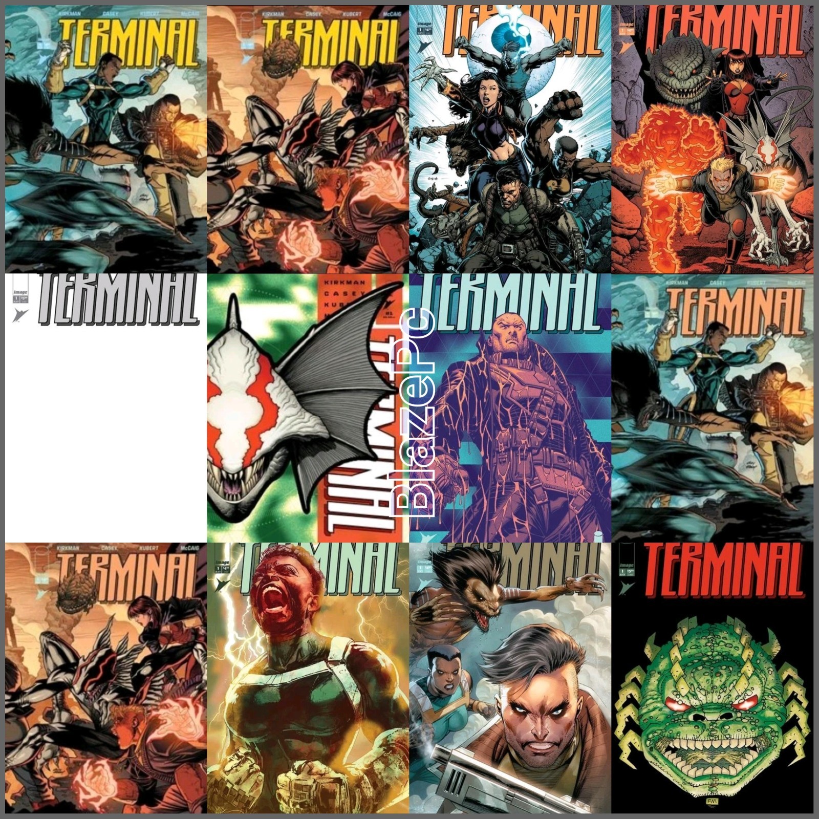 Terminal #1 A B C D J K L M N Bag Variant 1:25 50 100 Options Image Comics NM