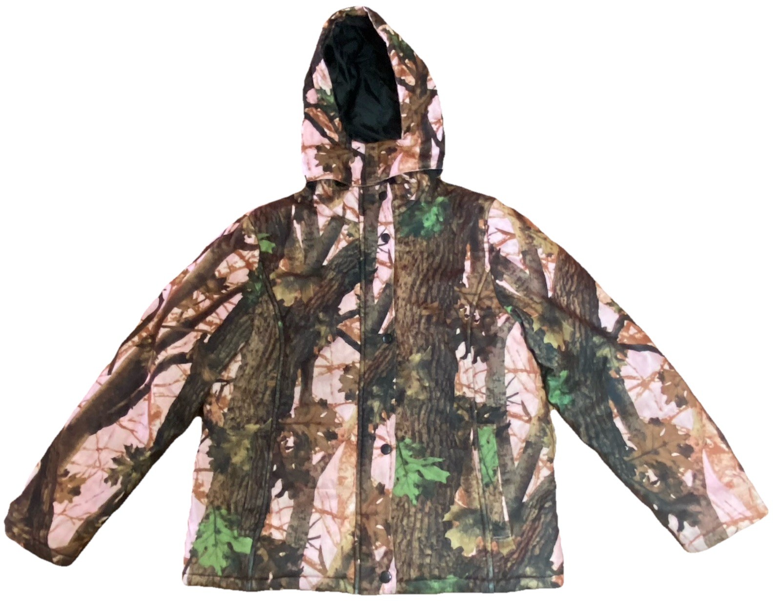 Totes Camouflage Women’s S Hooded  Insulated Hunting Jacket Pink Green Brown
