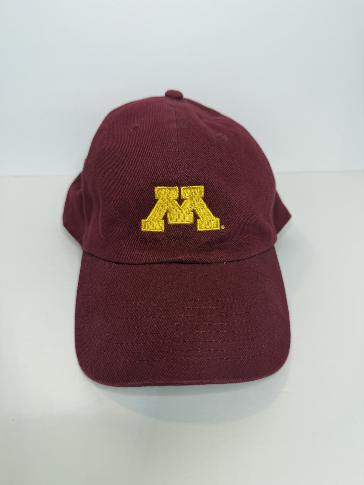 Vintage Minnesota Gophers Maroon Hat Cap Adjustable NCAA College UMN Logo Promo