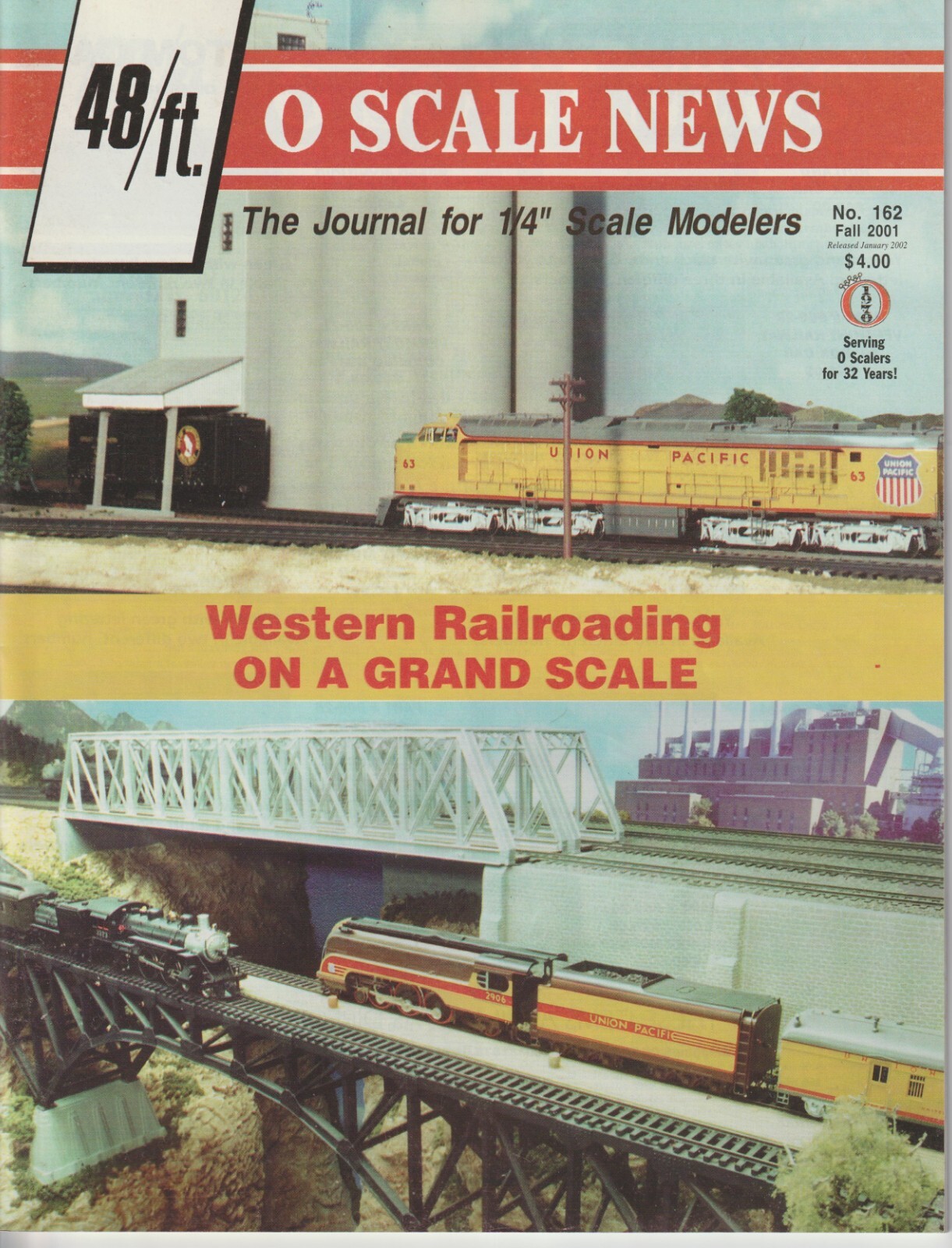 O Scale News Magazine - Fall 2001 - No. 162 - BACK ISSUE