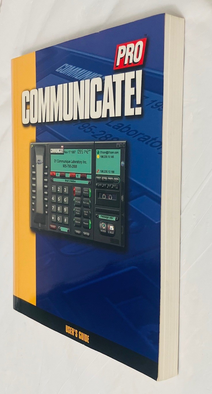 Communicate! Pro 2.0 Sealed CD w/ User Guide Win 95 NT Fax Voice Software NOS