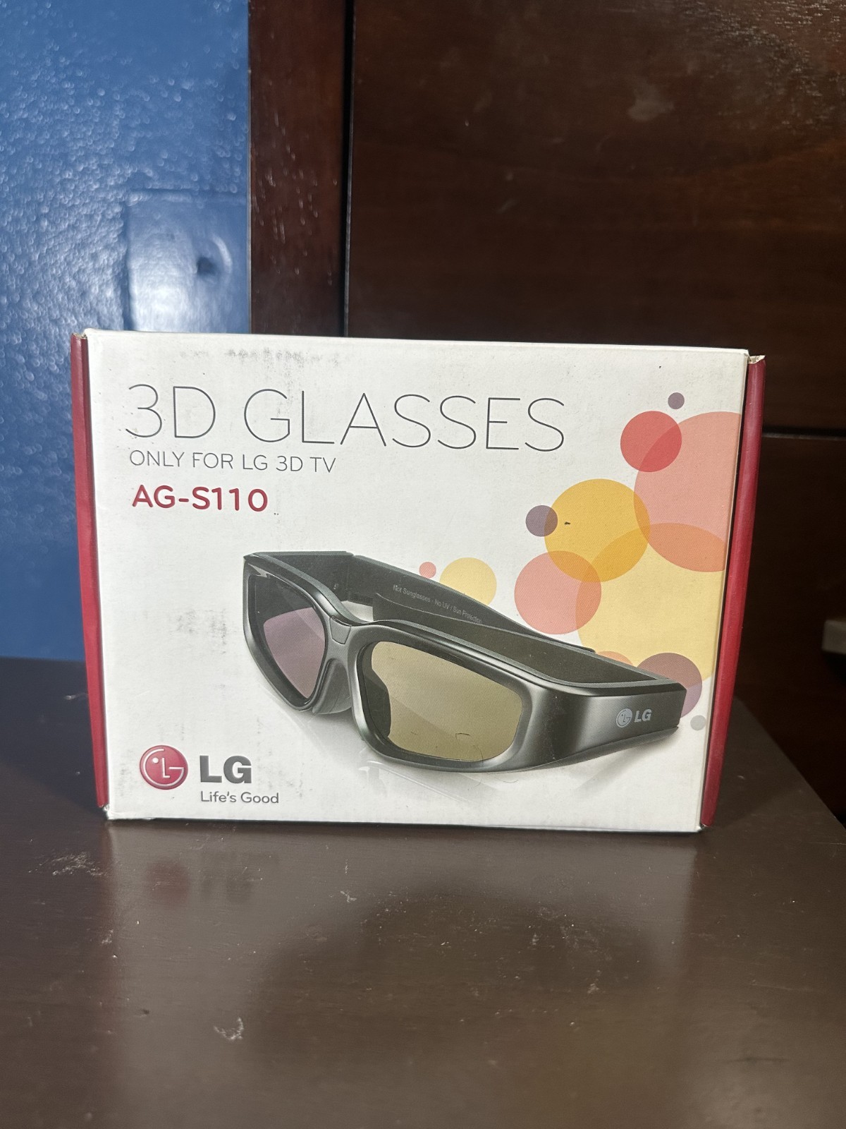 LG 3D Glasses for LG 3D TV (Model# AG-S110) Lot of 2.