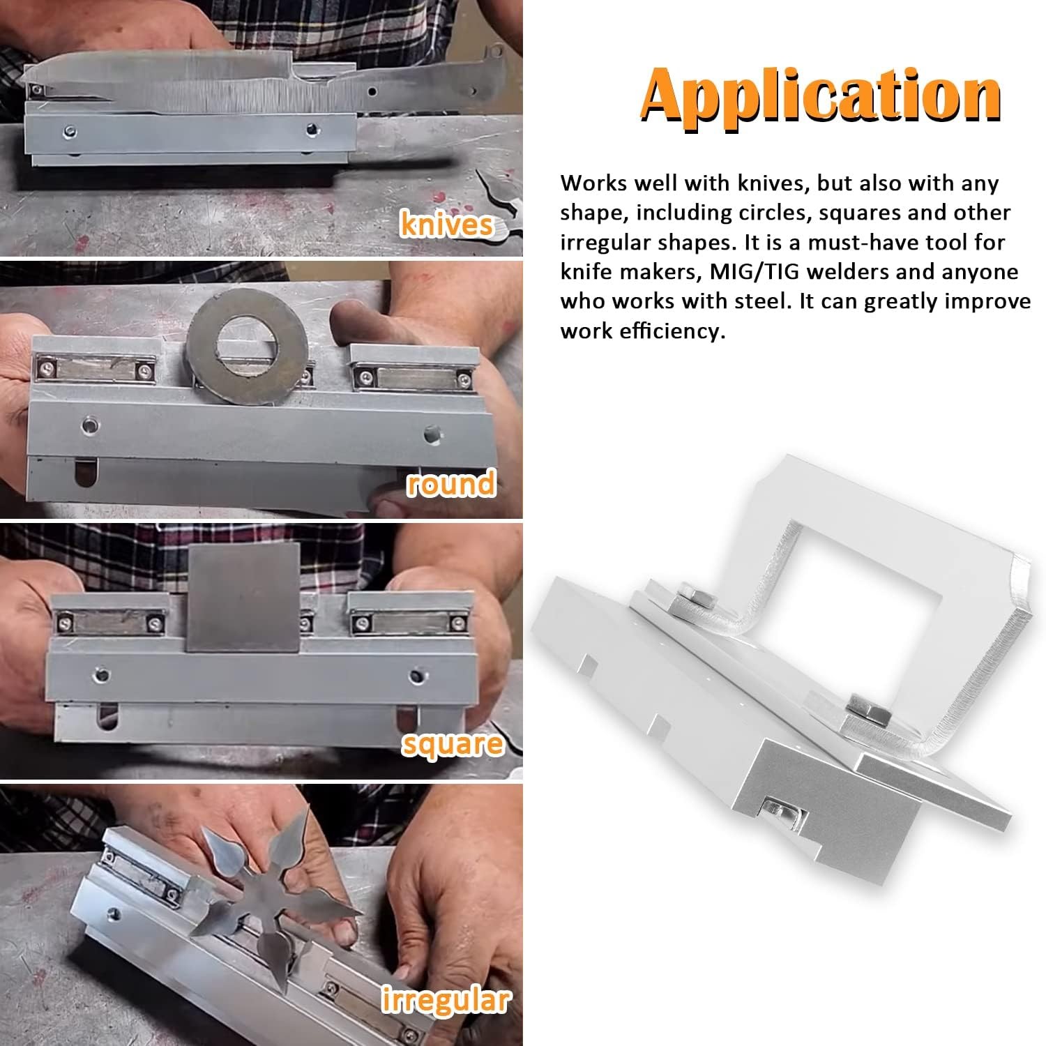 Knife Bevel Grinding Jig Adjustable Knife Making Belt Grinder Angle Grind Guide