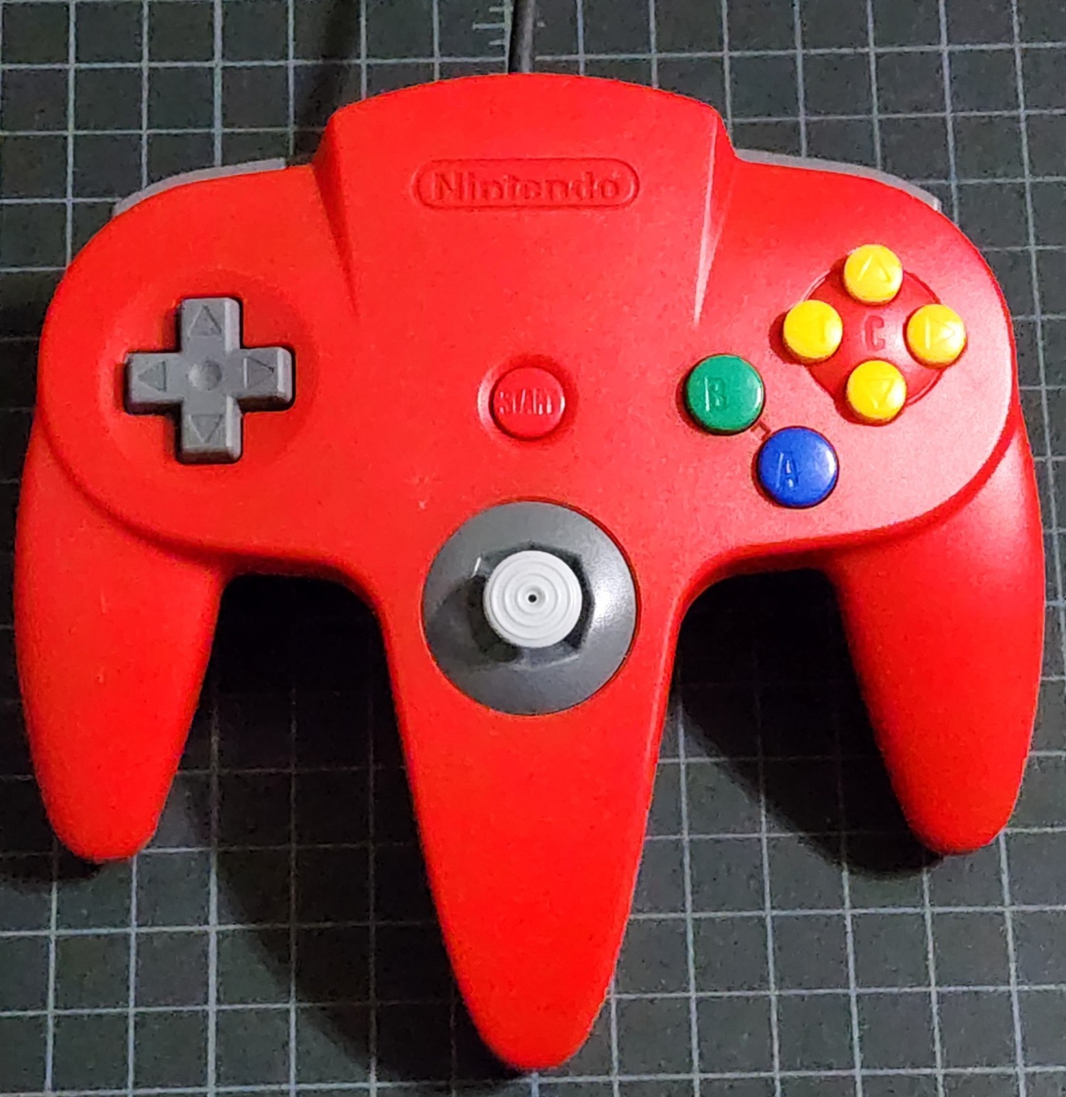Nintendo 64 N64 Controller Red Tight Snappy Stick Authentic OEM