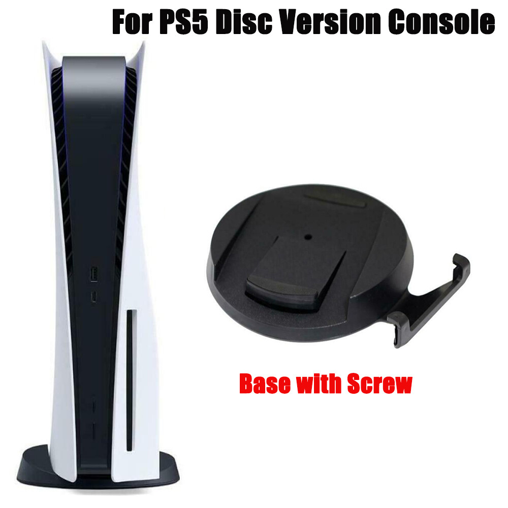 5PCS For PS5 Disc Version Vertical Stand Holder Console Dock Mount Base Support