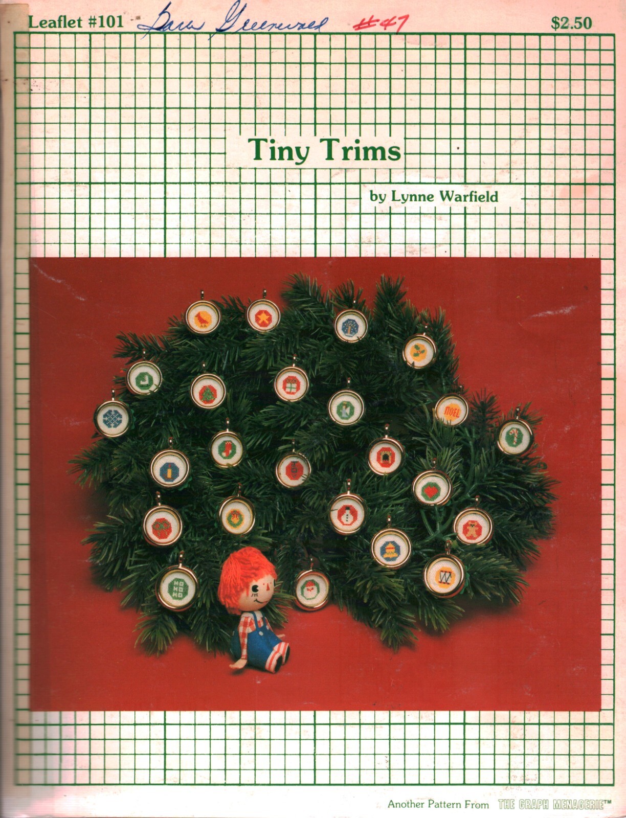 Tiny Trims Counted Cross Stitch | Graph Menagerie #101