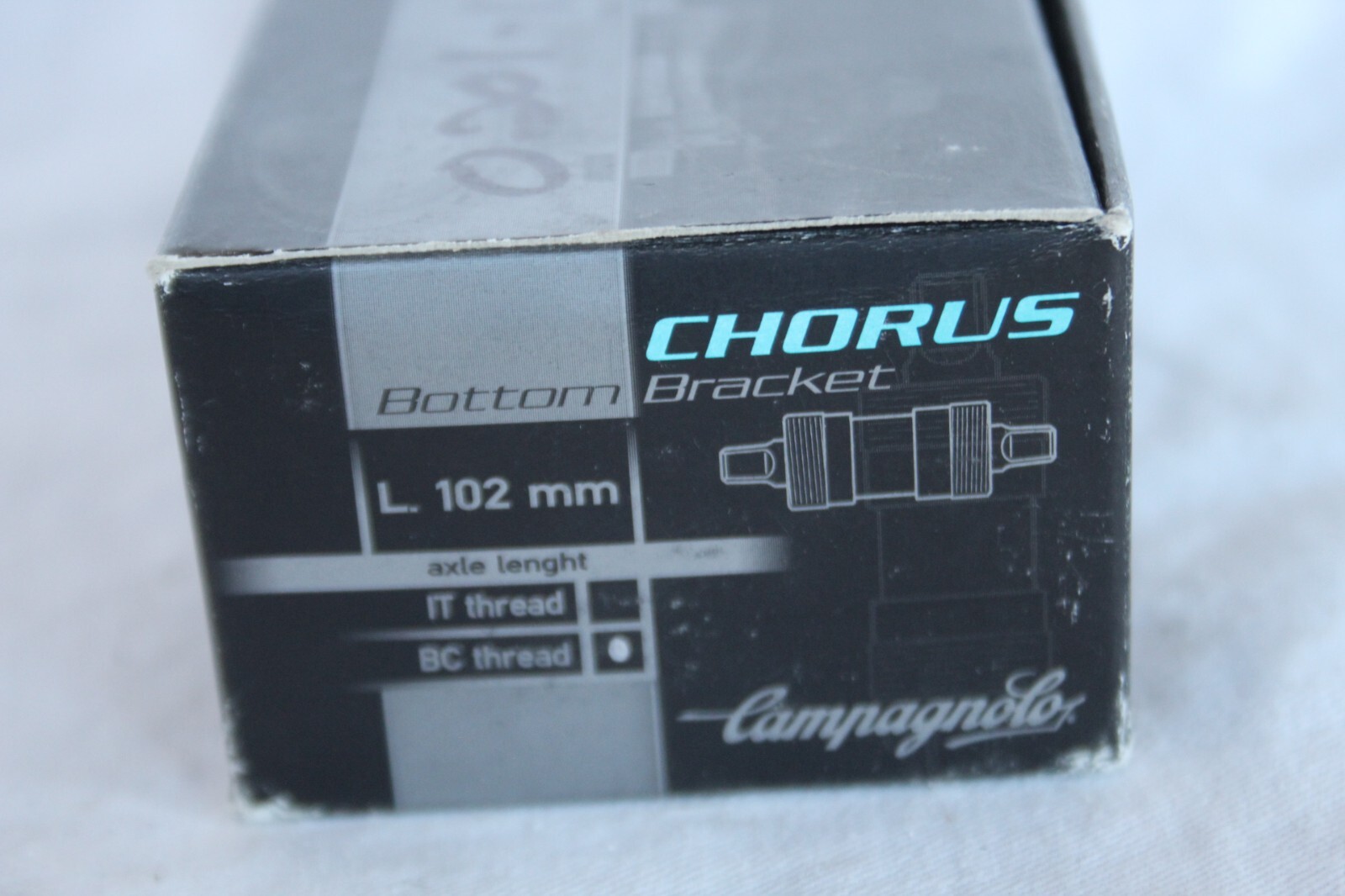 NOS Campagnolo Chorus Double Square Taper Bottom Bracket 102 MM BC Thread