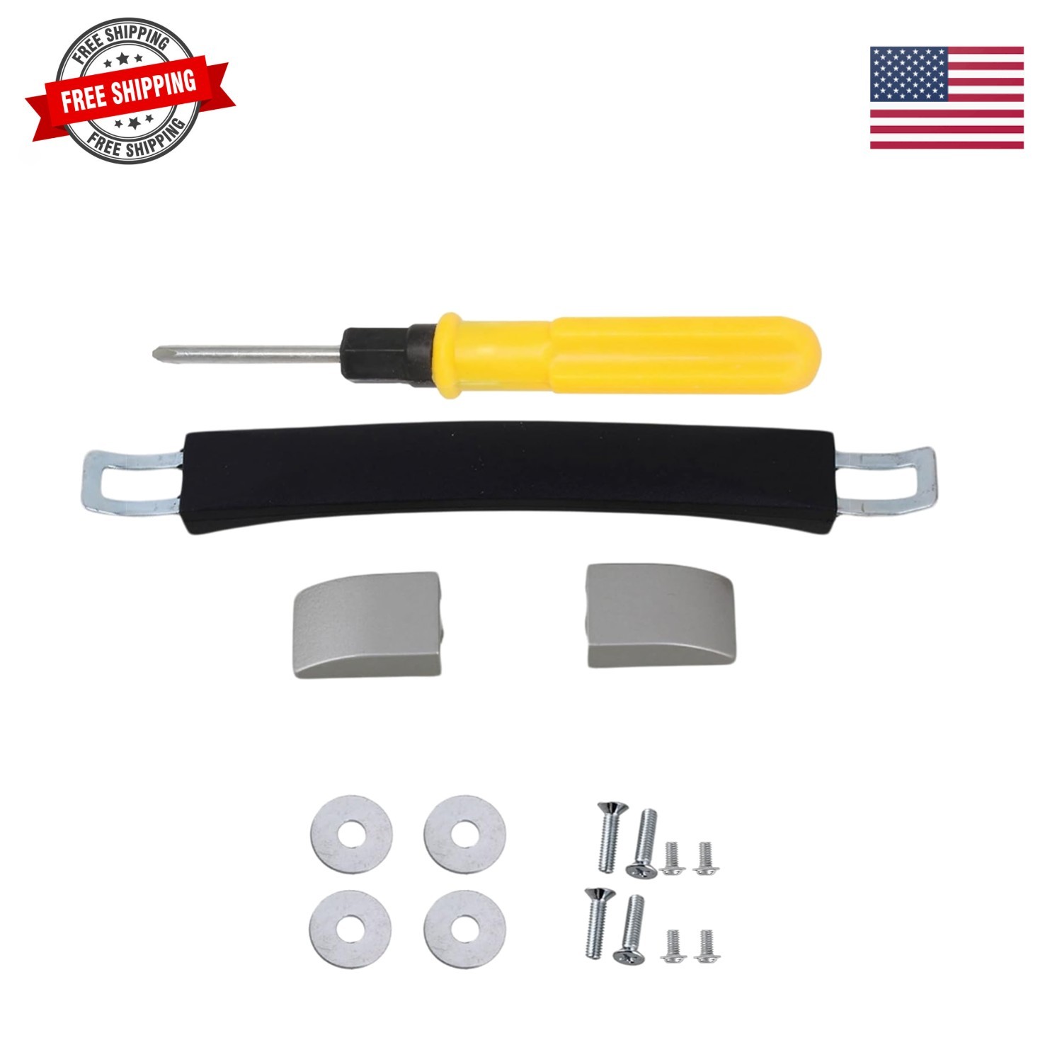 Black Flexible Spare Strap Handle Grip Replacement for Suitcase Luggage Case ...