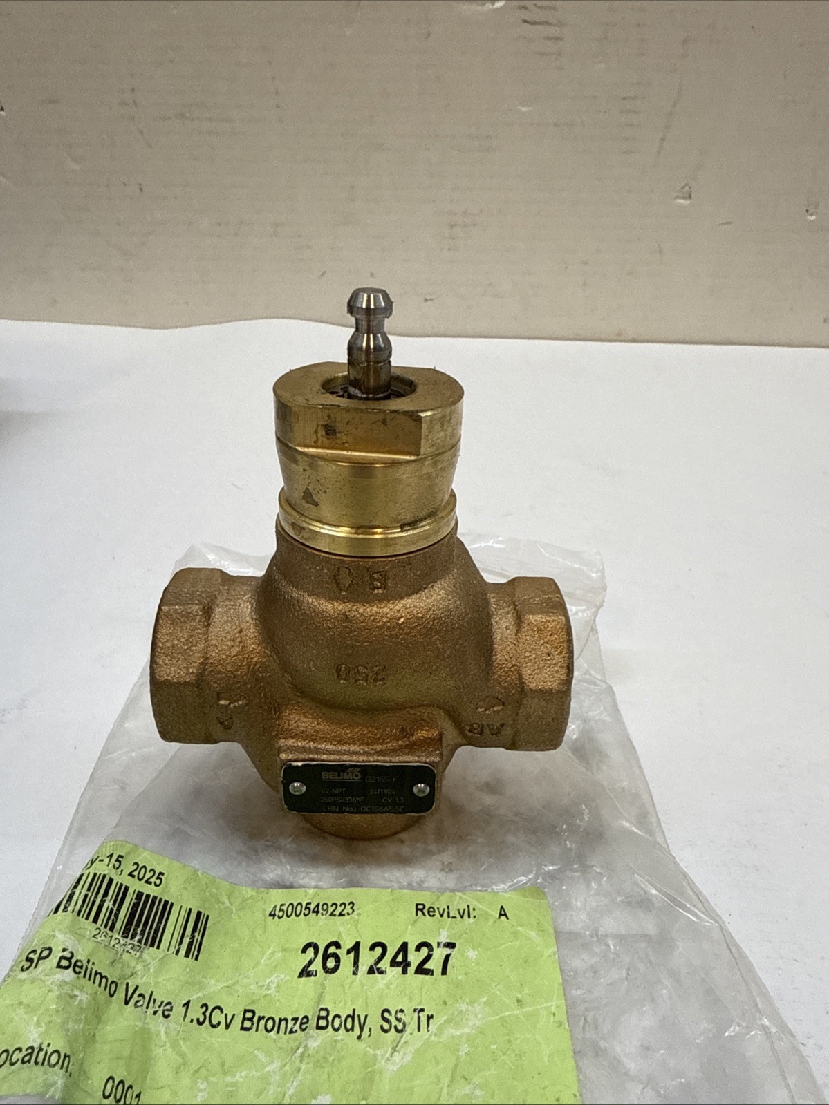 Belimo G215S-F Globe Valve